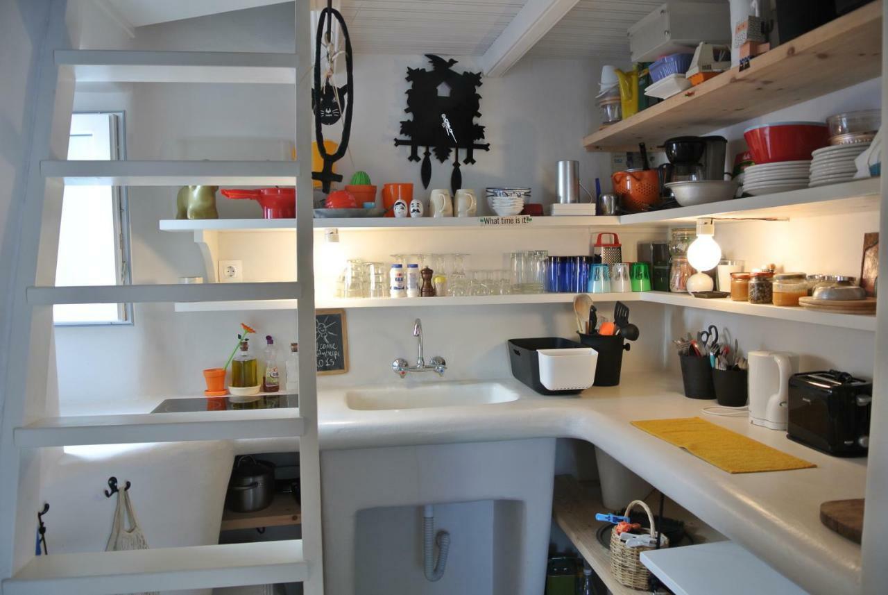Eclectic & Artistic House In Mykonos Townヴィラ エクステリア 写真