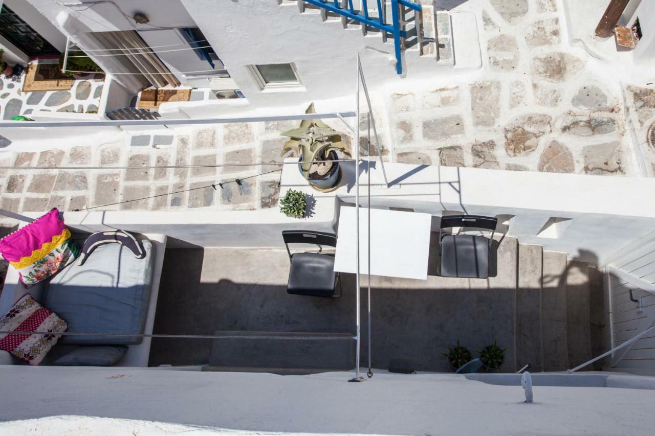 Eclectic & Artistic House In Mykonos Townヴィラ エクステリア 写真
