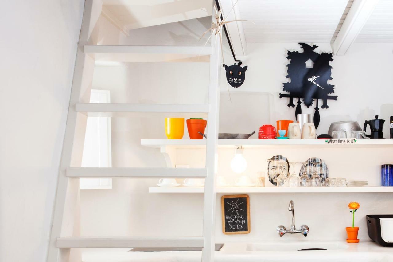 Eclectic & Artistic House In Mykonos Townヴィラ エクステリア 写真